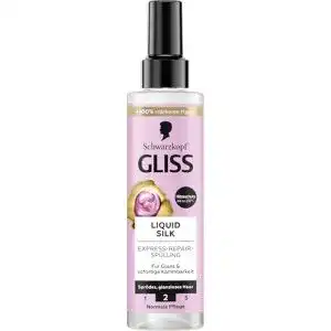 Gliss Kur Express-Repair-Spülung Liquid Silk für geschmeidiges Haar