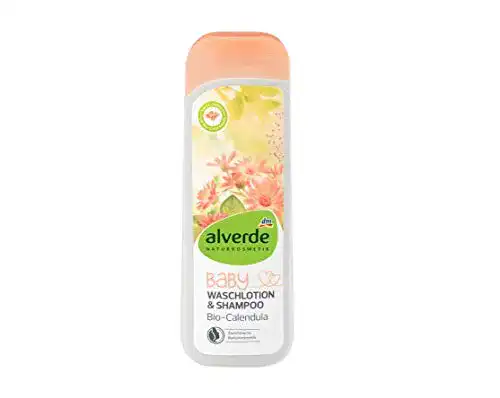 Alverde Baby Sensitiv Waschlotion und Shampoo, 200 ml