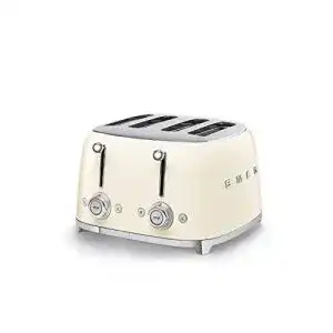 4-Schlitz-Toaster Smeg TSF03CREU, 2000 Watt, Metall, Creme