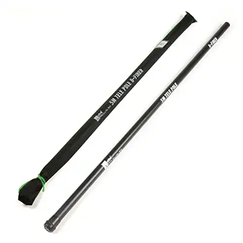 Zite Fishing Stipprute 5 m Teleskoprute aus Glasfaser mit Spitzenring