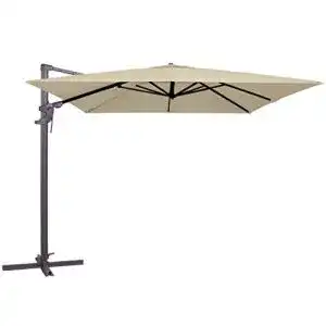 Madison Sonnenschirm Monaco Flex 300 x 300 cm Ecru