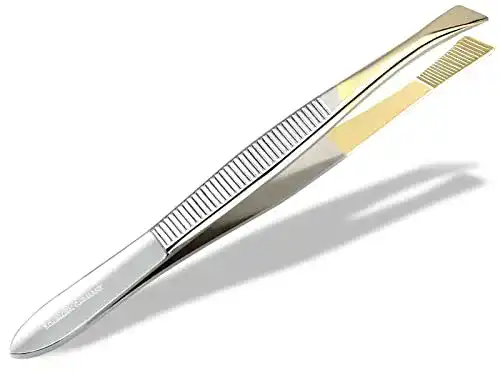 Pinzette Zupfpinzette für Augenbrauen aus Solingen, Made in Germany