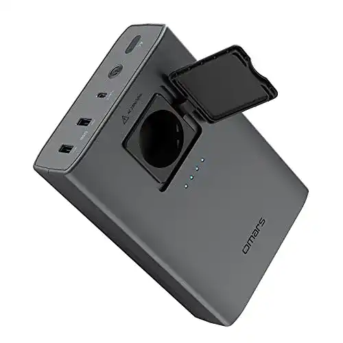 Powerbank mit Steckdose von Omars 24000mAh 90W