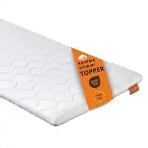 Komfortschaum Topper 160×200 für Matratzen und Betten