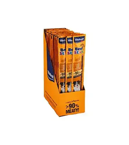 Vitakraft Hundefutter Beef Stick 50er Pack mit Pute, 50 x 12g