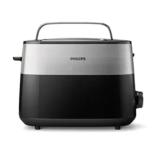 Philips Toaster mit 2 Toastschlitzen und 8 Bräunungsstufen