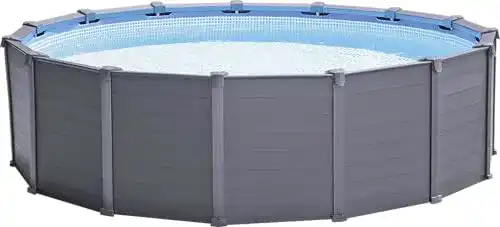 Runder Intex Pool Schwimmbad Ø 478 x 124 cm mit Gestellbecken Set