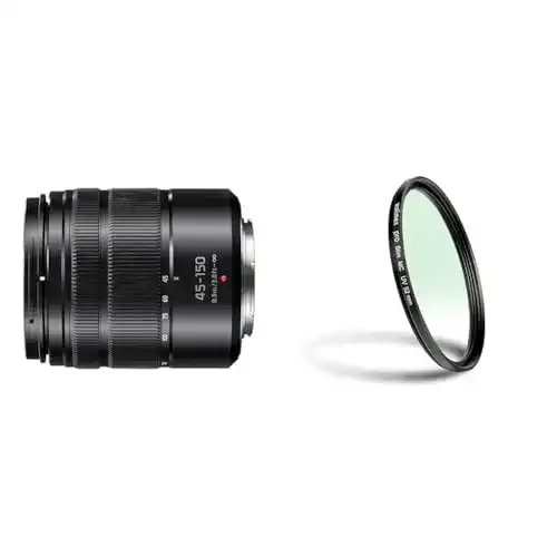 Panasonic H-FS45150EKA LUMIX G Vario Telezoom Objektiv 45-150 mm