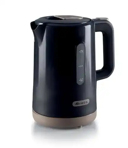 Ariete 2846/00 Wasserkocher in grau, 2200 W, 1,7 L Fassungsvermögen