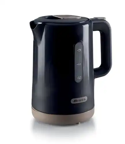 Ariete 2846/00 Wasserkocher in grau, 2200 W, 1,7 L Fassungsvermögen