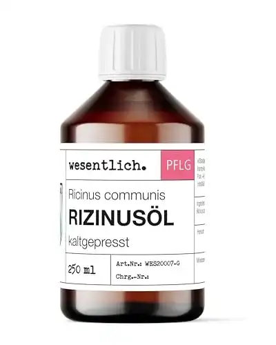 Rizinusöl kaltgepresst 250ml 100% reines Rizinusöl für Haut und Haare