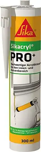 Maleracryl Sika Sikacryl PRO+ Acryldichtstoff Weiß