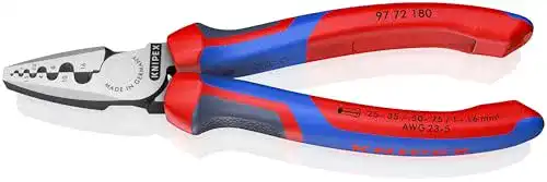 Aderendhülsenzange KNIPEX Crimpzange für Aderendhülsen 180 mm
