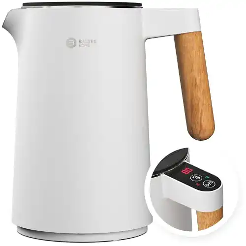 Edelstahl Wasserkocher von Balter mit Temperaturregelung und Warmhaltefunktion