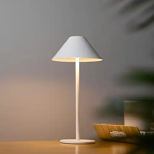 Akku-Tischlampe Bojim dimmbar und kabellos mit Touch-Steuerung