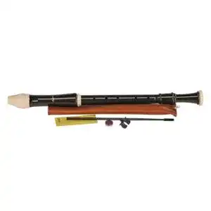 Aulos 700076 C-Tenor Blockflöte Robin Mod.211A mit Zubehör