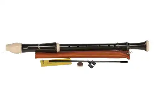 Aulos 700076 C-Tenor Blockflöte Robin Mod.211A mit Zubehör