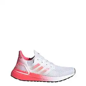 Adidas Ultra Boost Running Ultraboost 20 in Weiß und Signal Pink