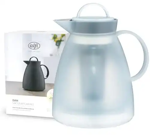 Alfi Isolierkanne Dan Tea Kunststoff 1,0 l, Weiß