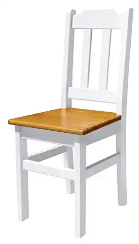 Esszimmerstuhl Koma aus massivem Kiefernholz für Zuhause und Gastronomie