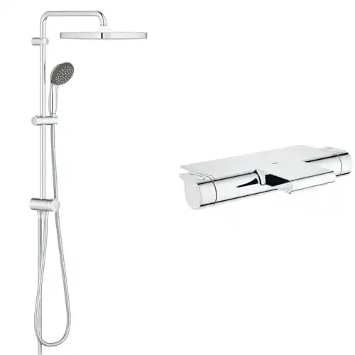 Grohe Vitalio Start 250 Cube Duschsystem mit Grohtherm 2000