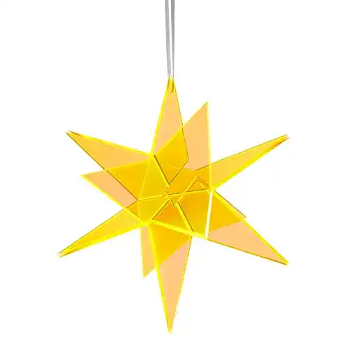 Sonnenfänger Cazador-Del-Sol Estrella 3D Stern in Gelb 13 cm
