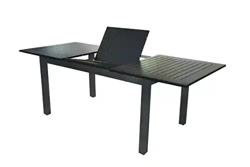 Ausziehbarer Gartentisch Doppler XXL aus Aluminium