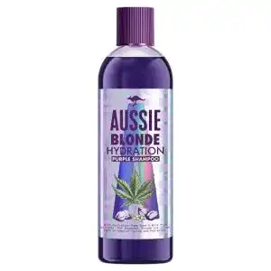 Aussie Blonde Hydration Shampoo Violett Vegan mit Hanfsamen und Wildpflaume