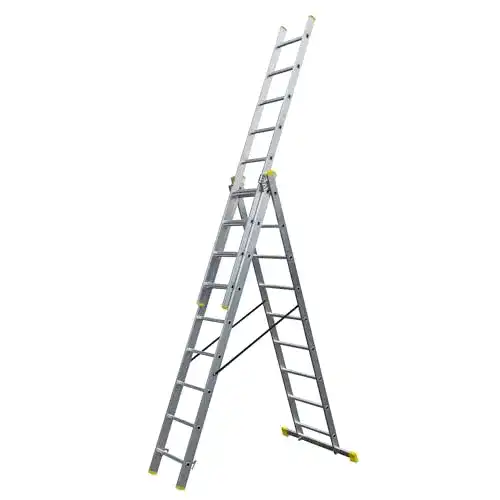 Dachleiter Bayersystem BS-DW 3×9 – 3-teilige Aluminiumleiter