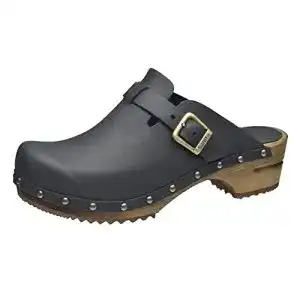 Clogs Sanita Kristel Open für Damen in Schwarz, Größe 42 EU (8 UK)