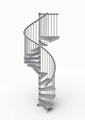 Wendeltreppe Mister Step für Außenbereich mit 13 Stufen