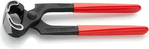 Kneifzange Knipex schwarz atramentiert mit Kunststoffüberzug und 210 mm