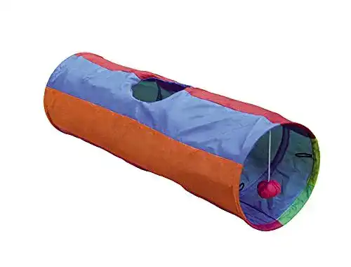 Katzentunnel Nobby Rainbow Ø25 x 86,5 cm – Spielzeug für Katzen