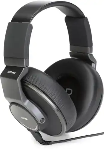 AKG K553 MKII Closed-Back Studio Kopfhörer mit 50 mm Wandler