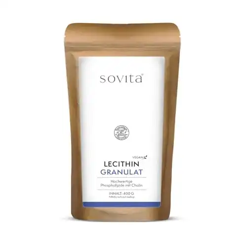 Lecithin Granulat von SoVita – Natürliches Soja-Phospholipid