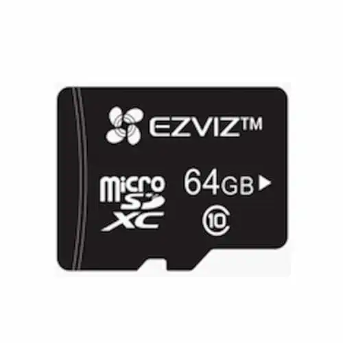 Ezviz 64 GB Micro SD-Karte, microSDHC, Lesegeschwindigkeit bis 90 MB/s