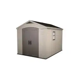 Keter Gartenhaus Factor 8×11, Beige, 15,5m³ Stauraum