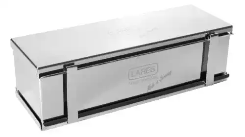 Toastbrotbackform aus Edelstahl mit Teiler 30x10x9 cm