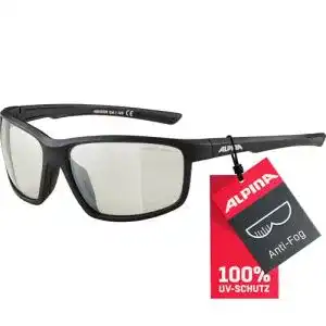 Alpina Defey Fahrradbrille mit klaren und verspiegelten Gläsern