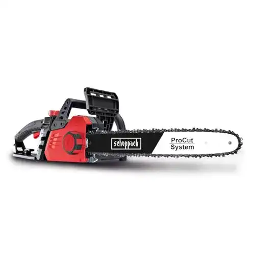 Scheppach Elektro Kettensäge CSE2600 mit 2400W Leistung und 45,5cm Schwert