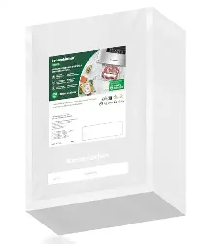 Vakuumbeutel Bonsenkitchen Profi, 100 Beutel 20x30cm