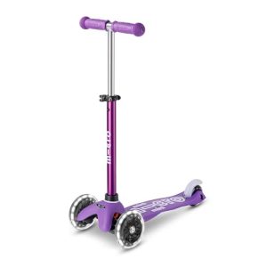 Micro-Scooter Mini Deluxe LED Scooter von Micro Mobility in Purple