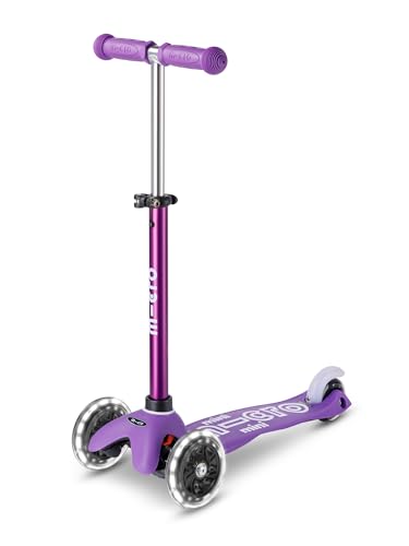 Micro-Scooter Mini Deluxe LED Scooter von Micro Mobility in Purple