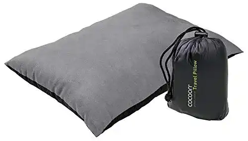 Campingkissen Cocoon Mikrofaser Reisekissen schwarz 11×15,5 Zoll