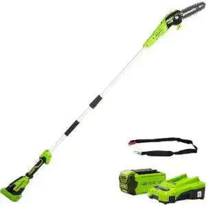 Akku-Hochentaster Greenworks G40PSFK2 mit 20 cm Sägeblatt