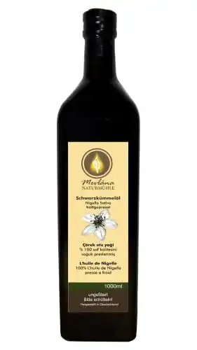 Schwarzkümmelöl von Mevlâna Naturmühle Ungefiltert und kaltgepresst
