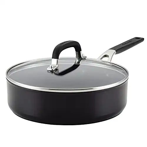 KitchenAid Bratpfanne mit Deckel, harteloxiert, antihaftbeschichtet