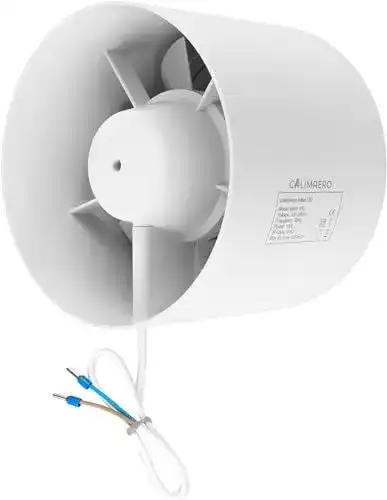 Badlüfter Calimaero Inline Rohrventilator 150 mm mit Rückstauklappe