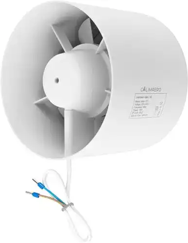 Rohrventilator Calimaero INLINE 150mm mit Rückstauklappe
