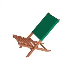 Strandstuhl aus Holz Klappstuhl für Garten und Angeln
